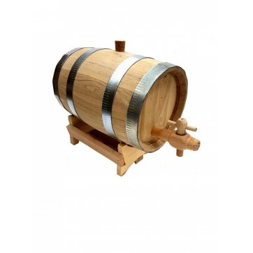 Wooden Art  Wooden wine barrel - oak - 5lt